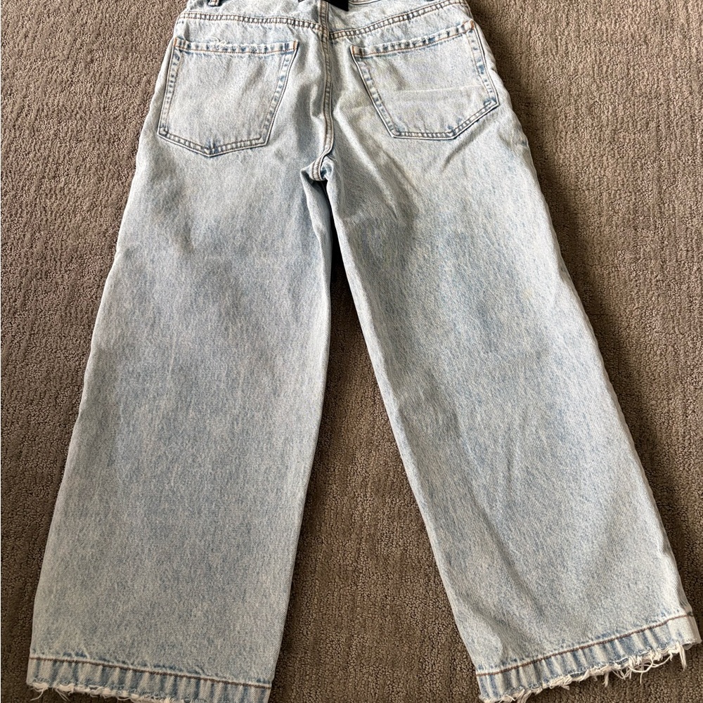Alexander Wang Light Denim Flare Ankle Jeans View 2